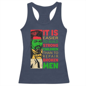 Frederick Douglass Pride Quote Racerback Tank Top Black History Month TS14 Navy Print Your Wear