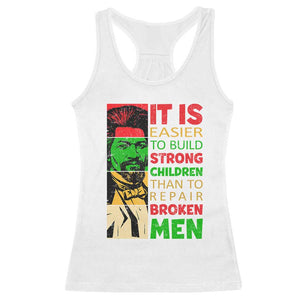 Frederick Douglass Pride Quote Racerback Tank Top Black History Month TS14 White Print Your Wear