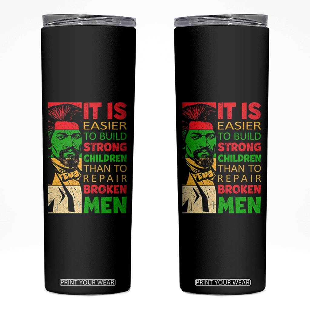 Frederick Douglass Pride Quote Skinny Tumbler Black History Month TS14 Black Print Your Wear