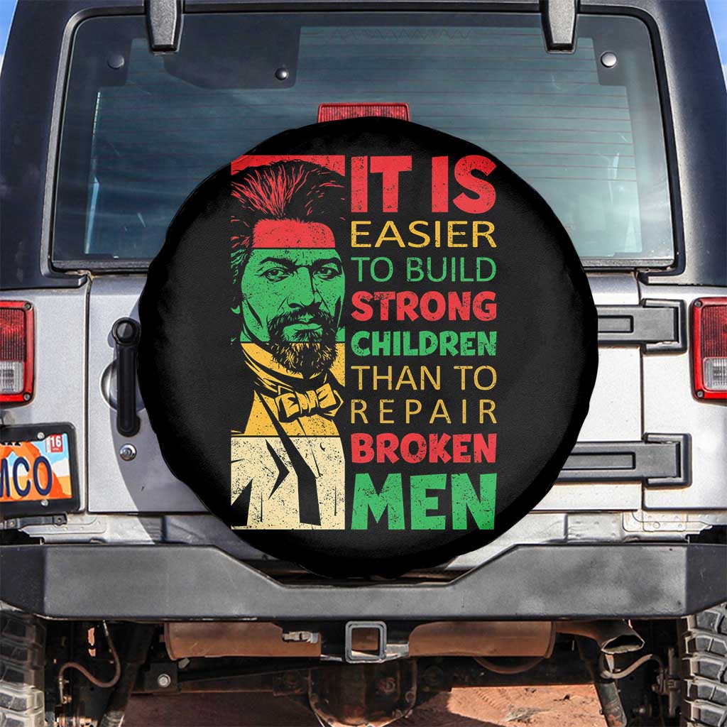 Frederick Douglass Pride Quote Spare Tire Cover Black History Month TS14 No hole Black Print Your Wear
