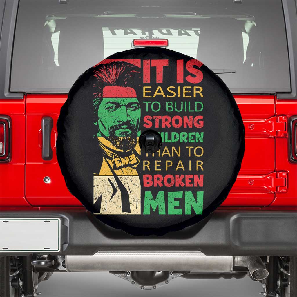 Frederick Douglass Pride Quote Spare Tire Cover Black History Month TS14 Black Print Your Wear