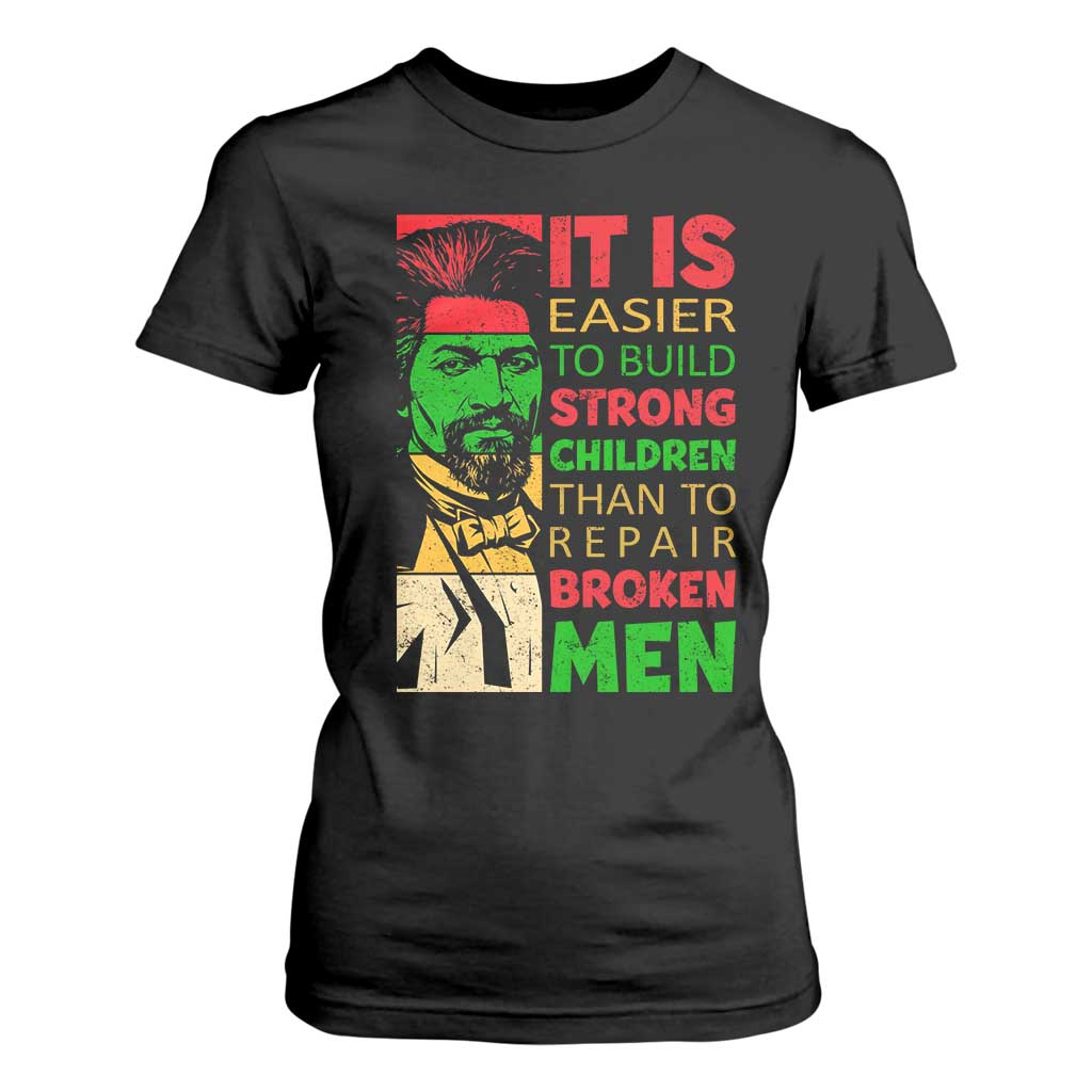 Frederick Douglass Pride Quote T Shirt For Women Black History Month TS14 Black Print Your Wear