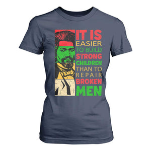 Frederick Douglass Pride Quote T Shirt For Women Black History Month TS14 Navy Print Your Wear