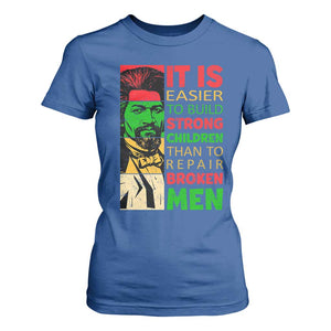 Frederick Douglass Pride Quote T Shirt For Women Black History Month TS14 Royal Blue Print Your Wear