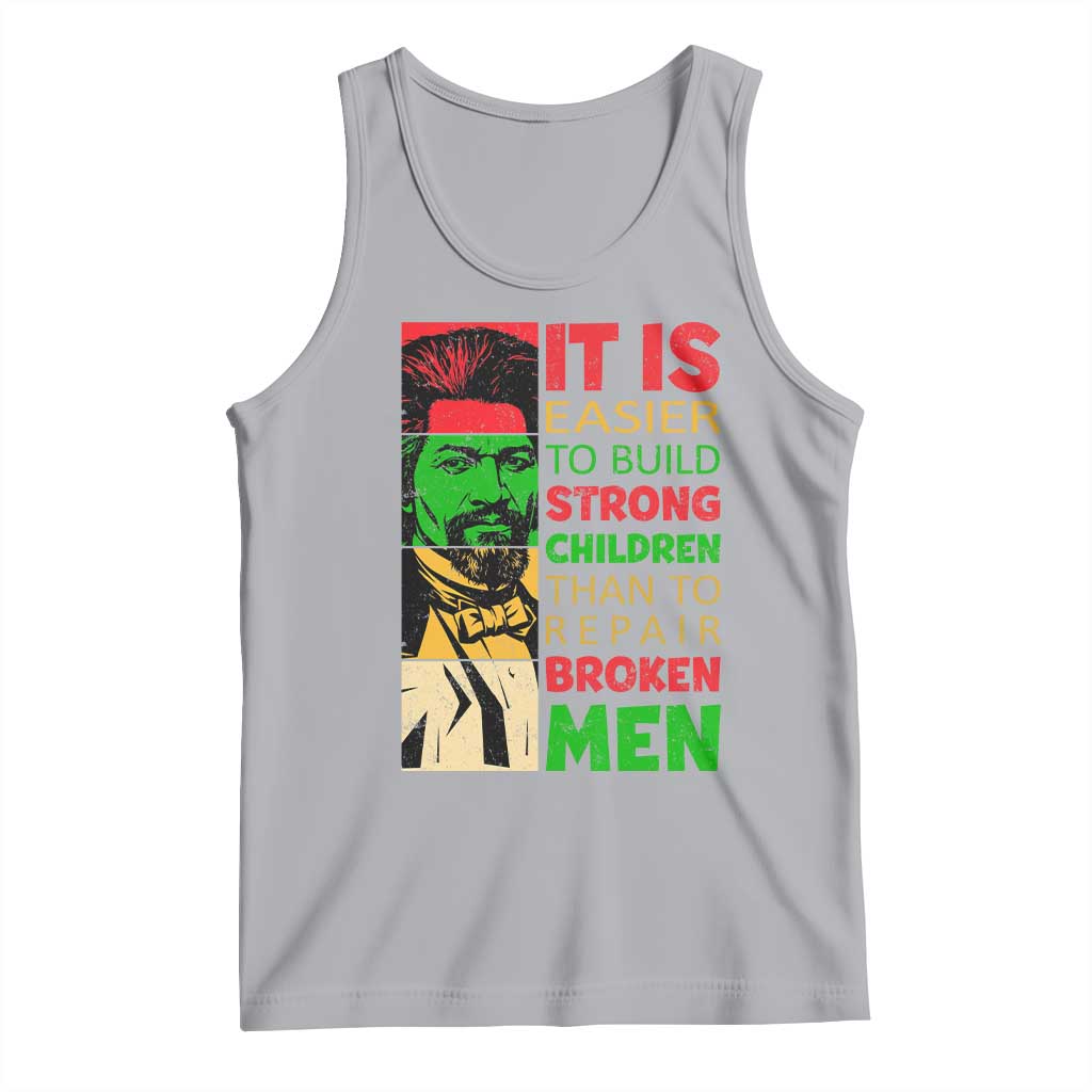 Frederick Douglass Pride Quote Tank Top Black History Month TS14 Athletic Heather Print Your Wear