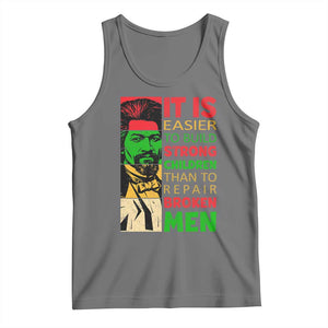 Frederick Douglass Pride Quote Tank Top Black History Month TS14 Black Heather Print Your Wear