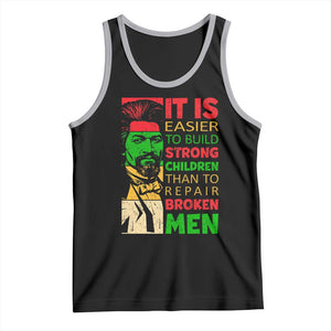 Frederick Douglass Pride Quote Tank Top Black History Month TS14 Black Athletic Heather Print Your Wear