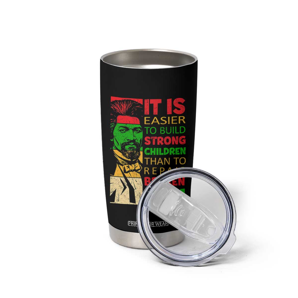 Frederick Douglass Pride Quote Tumbler Cup Black History Month TS14 Print Your Wear