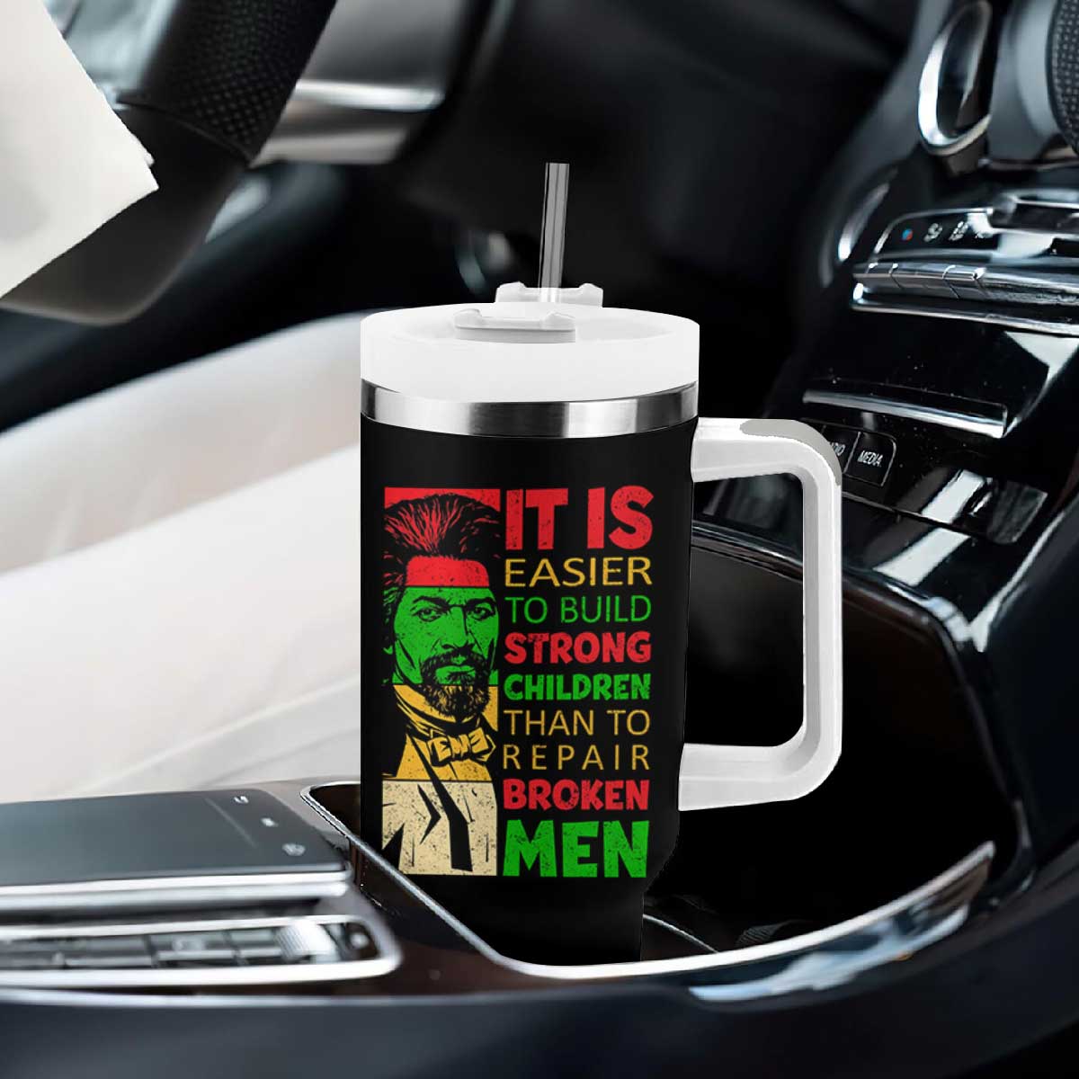 Frederick Douglass Pride Quote Tumbler With Handle Black History Month TS14 Print Your Wear