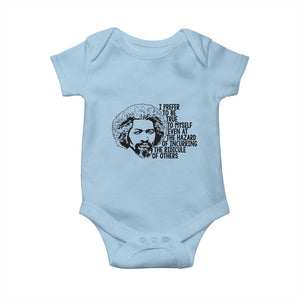 Frederick Douglass Pride Quote Baby Onesie TS14 Light Blue Print Your Wear