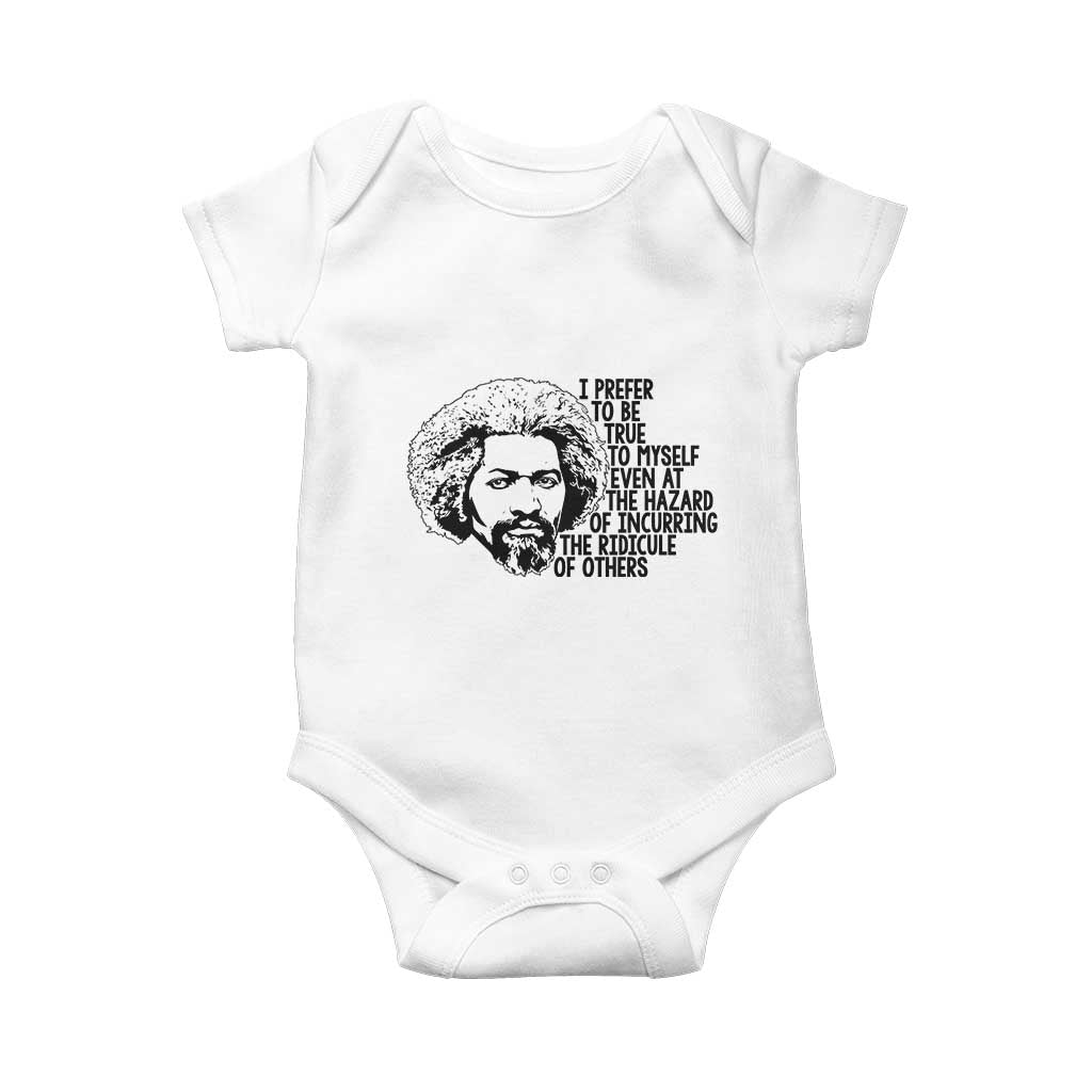 Frederick Douglass Pride Quote Baby Onesie TS14 White Print Your Wear