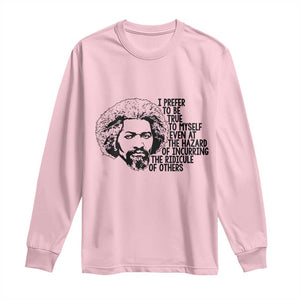 Frederick Douglass Pride Quote Long Sleeve Shirt TS14 Light Pink Print Your Wear