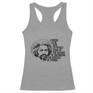Frederick Douglass Pride Quote Racerback Tank Top TS14 Sport Gray Print Your Wear