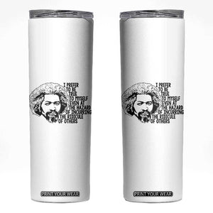 Frederick Douglass Pride Quote Skinny Tumbler TS14 White Print Your Wear
