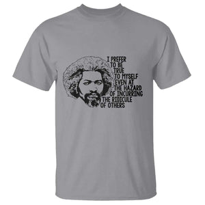 Frederick Douglass Pride Quote T Shirt TS14 Sport Gray Print Your Wear