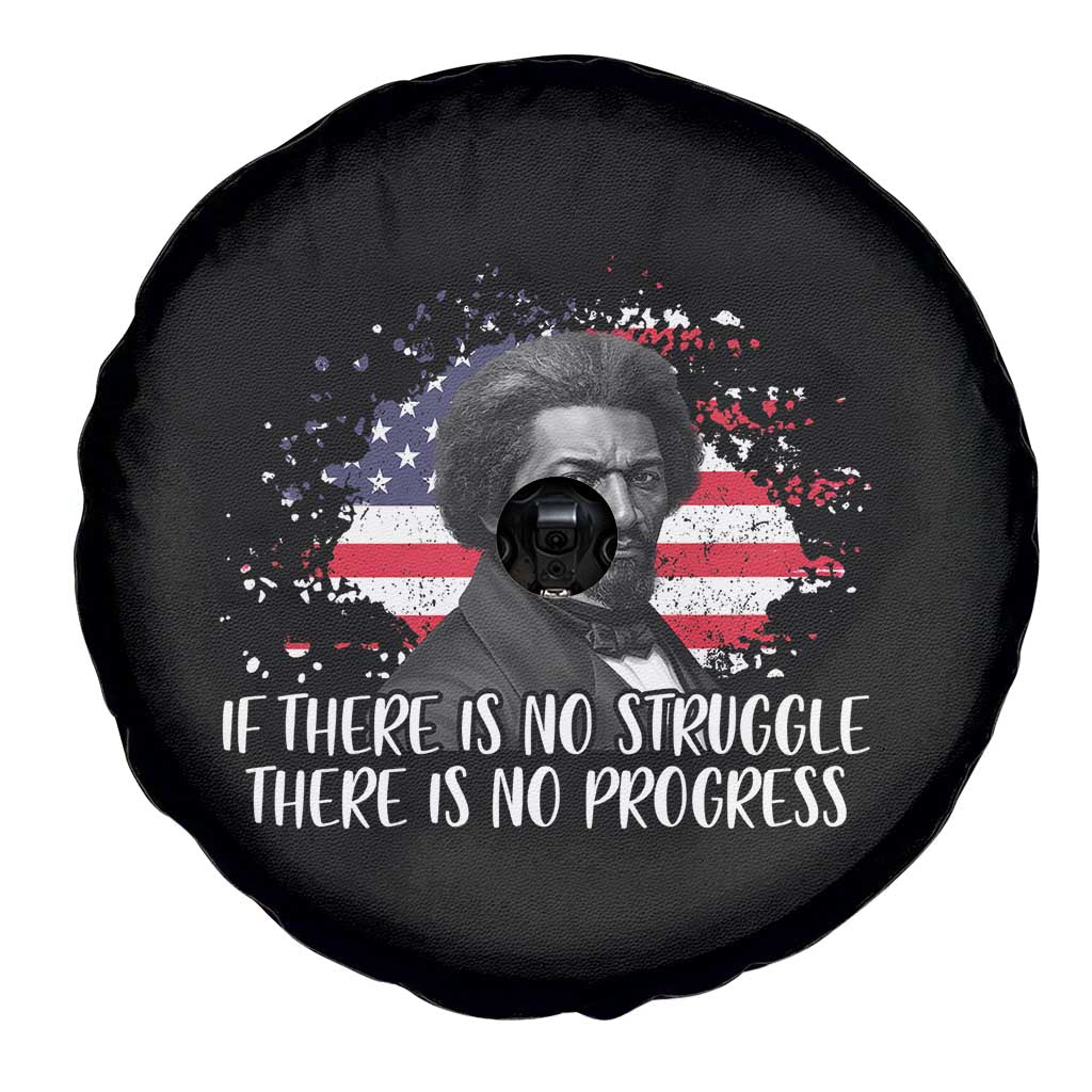 Frederick Douglass American Flag Spare Tire Cover Is There Is No Struggle There Is No Progress TS14 Print Your Wear