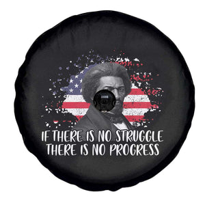 Frederick Douglass American Flag Spare Tire Cover Is There Is No Struggle There Is No Progress TS14 Print Your Wear