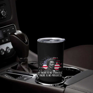 Frederick Douglass American Flag Tumbler Cup Is There Is No Struggle There Is No Progress TS14 Print Your Wear