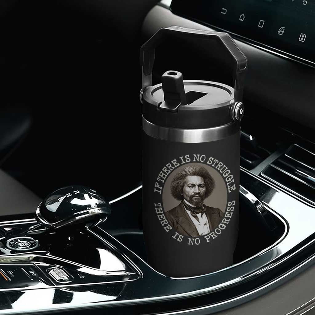 Frederick Douglass Pride Quote Flip Straw Tumbler Is There Is No Struggle There Is No Progress TS14 Print Your Wear
