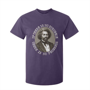 Frederick Douglass Pride Quote T Shirt For Kid Is There Is No Struggle There Is No Progress TS14 Purple Print Your Wear