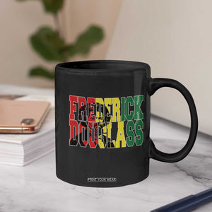 Frederick Douglass Coffee Mug Pan African Flag Black History Month TS14 Print Your Wear