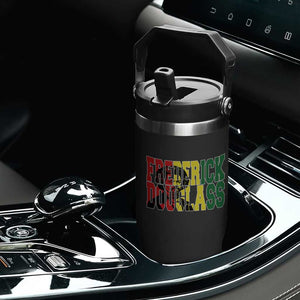 Frederick Douglass Flip Straw Tumbler Pan African Flag Black History Month TS14 Print Your Wear