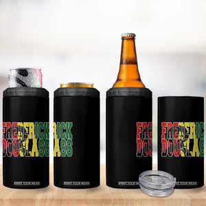 Frederick Douglass 4 in 1 Can Cooler Tumbler Pan African Flag Black History Month TS14 Print Your Wear