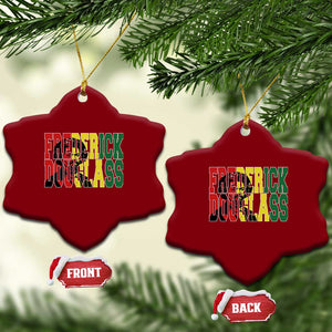 Frederick Douglass Ceramic Ornament Pan African Flag Black History Month TS14 Print Your Wear