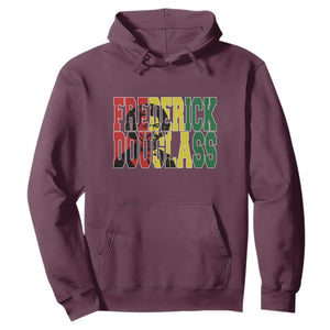 Frederick Douglass Hoodie Pan African Flag Black History Month TS14 Maroon Print Your Wear