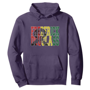 Frederick Douglass Hoodie Pan African Flag Black History Month TS14 Purple Print Your Wear