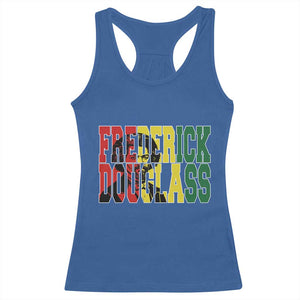 Frederick Douglass Racerback Tank Top Pan African Flag Black History Month TS14 Royal Blue Print Your Wear