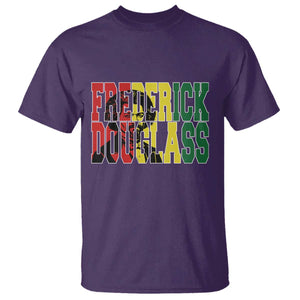 Frederick Douglass T Shirt Pan African Flag Black History Month TS14 Purple Print Your Wear