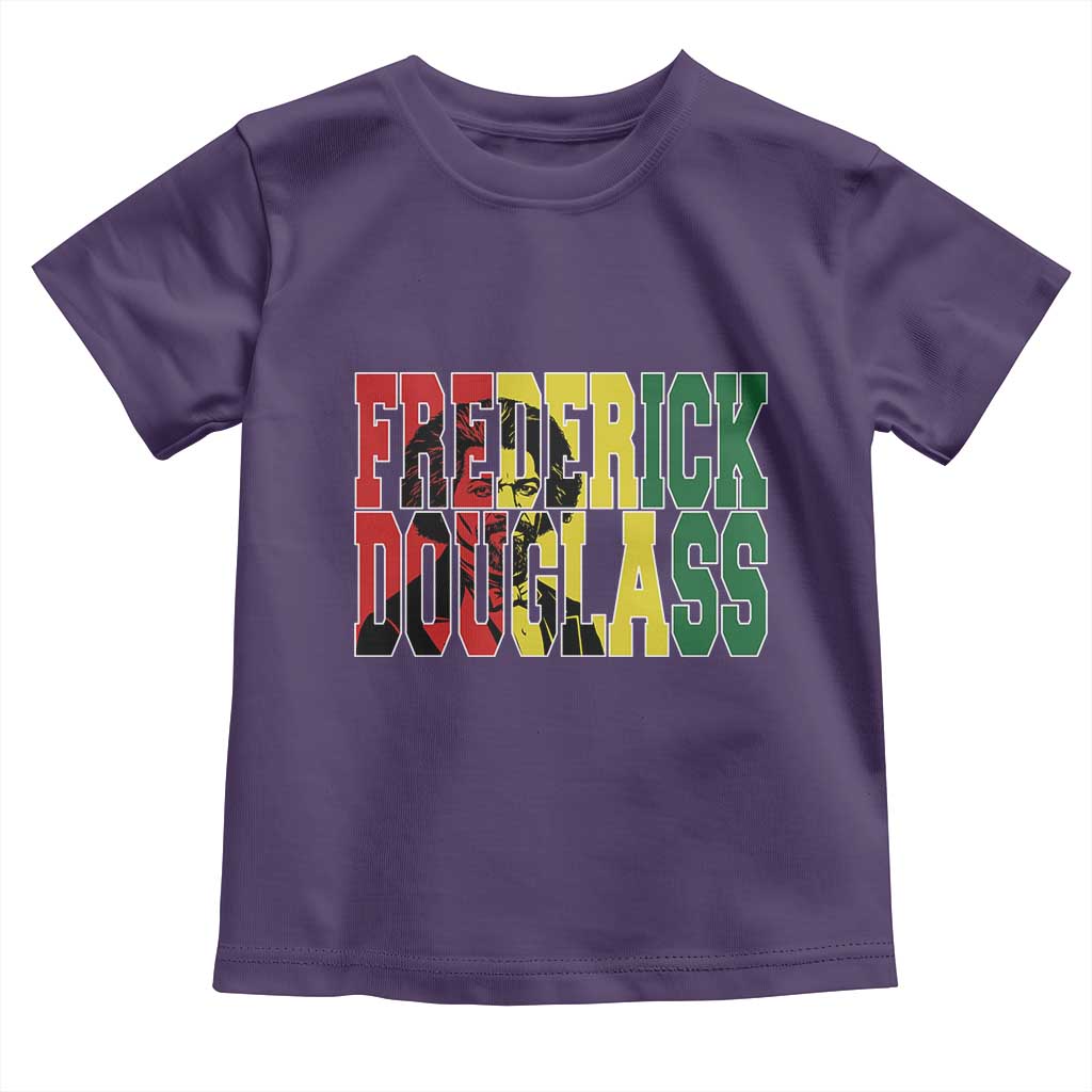Frederick Douglass Toddler T Shirt Pan African Flag Black History Month TS14 Purple Print Your Wear