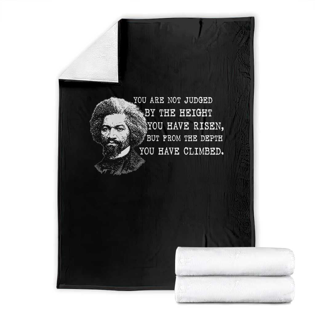 Frederick Douglass Quote Throw Blanket Black History Month - Print Your Wear
