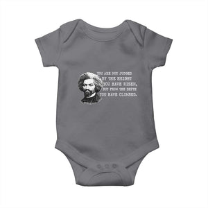 Frederick Douglass Quote Baby Onesie Black History Month TS14 Charcoal Print Your Wear