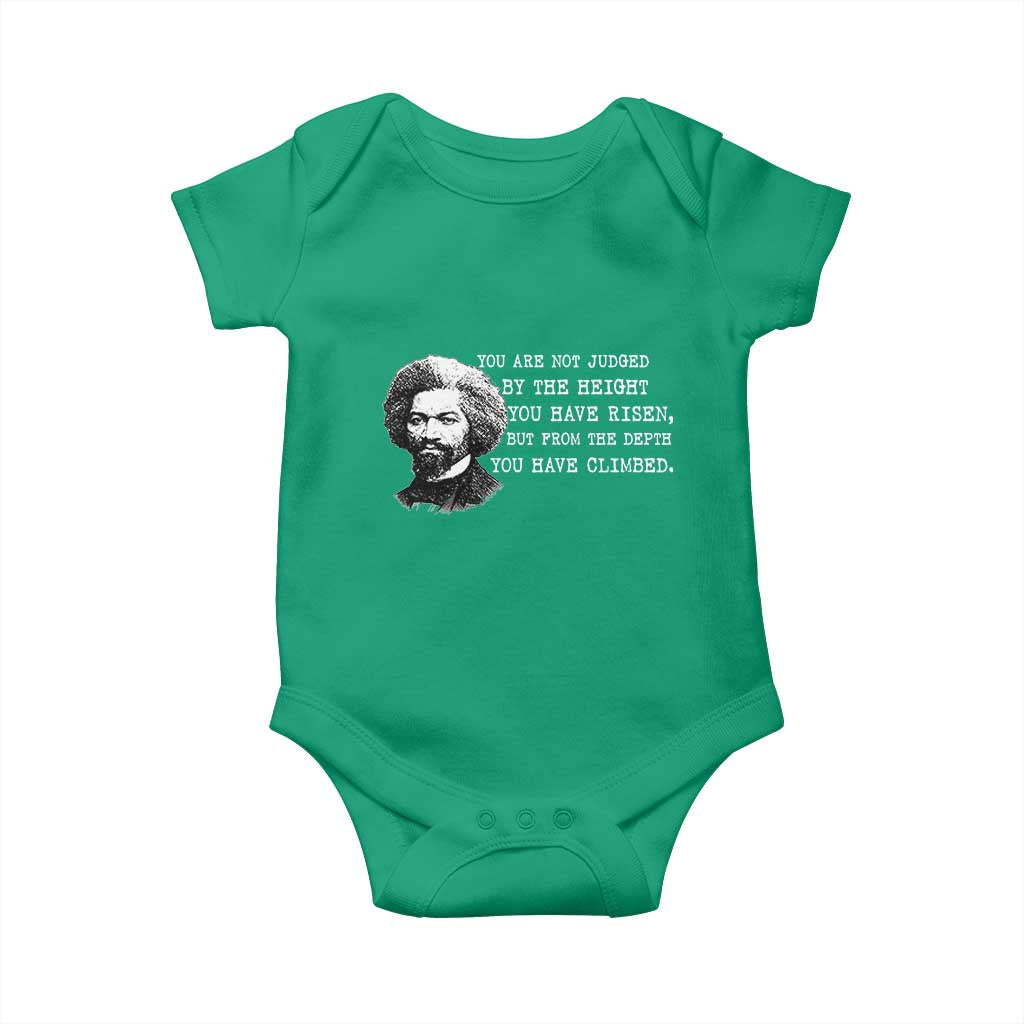 Frederick Douglass Quote Baby Onesie Black History Month TS14 Irish Green Print Your Wear
