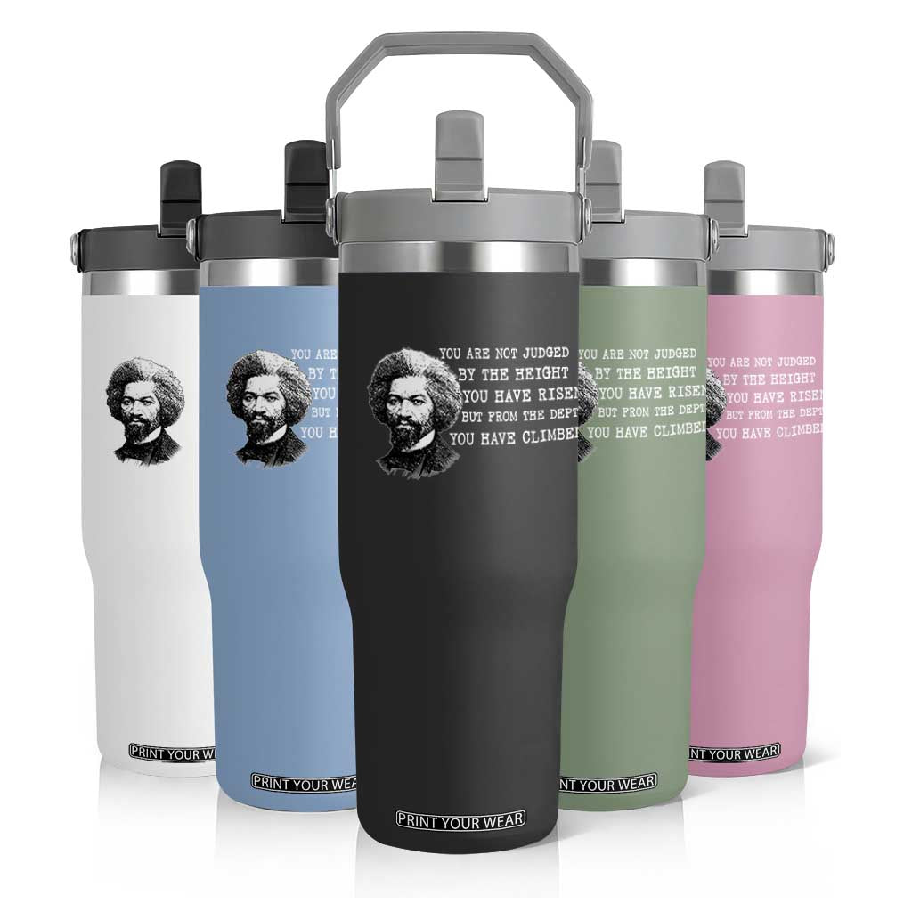 Frederick Douglass Quote Flip Straw Tumbler Black History Month TS14 Print Your Wear