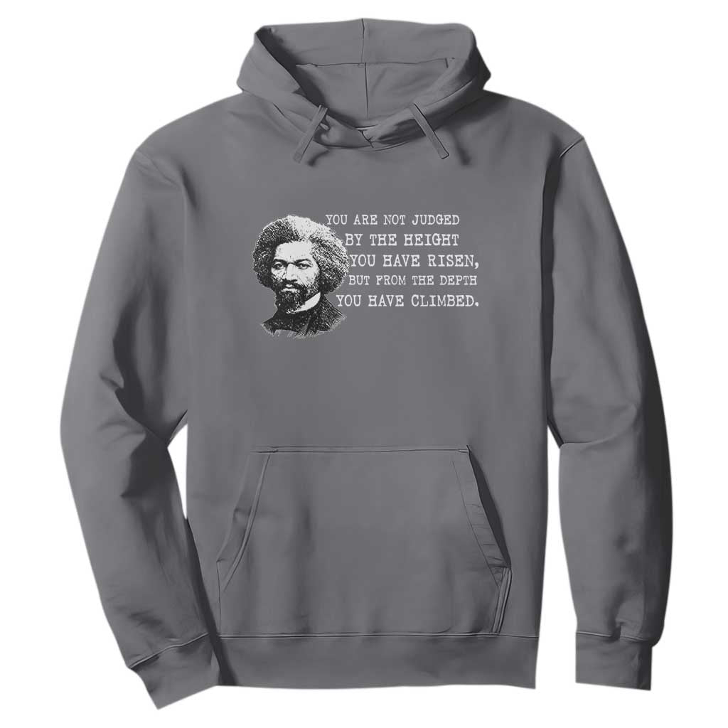 Frederick Douglass Quote Hoodie Black History Month TS14 Charcoal Print Your Wear