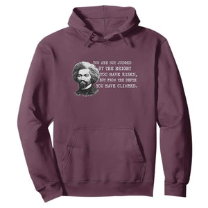 Frederick Douglass Quote Hoodie Black History Month TS14 Maroon Print Your Wear