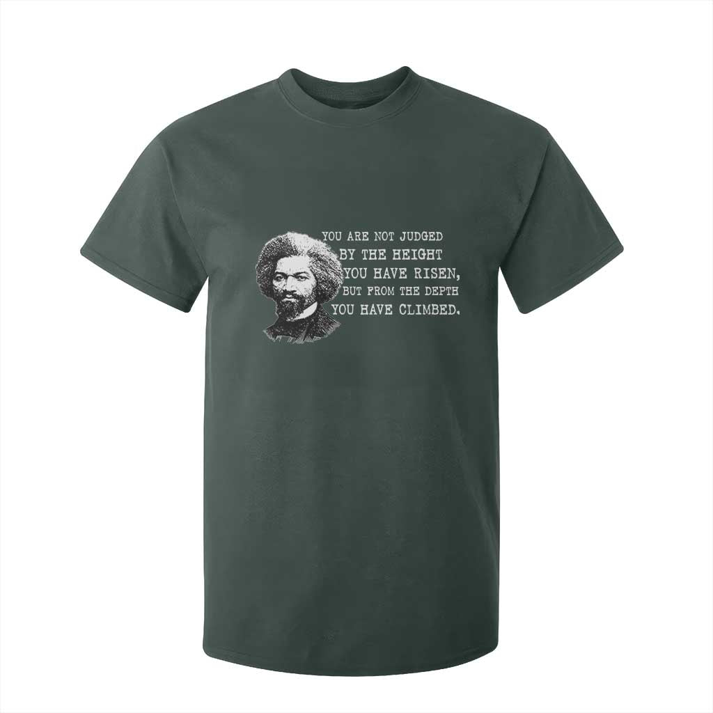Frederick Douglass Quote T Shirt For Kid Black History Month TS14 Dark Forest Green Print Your Wear