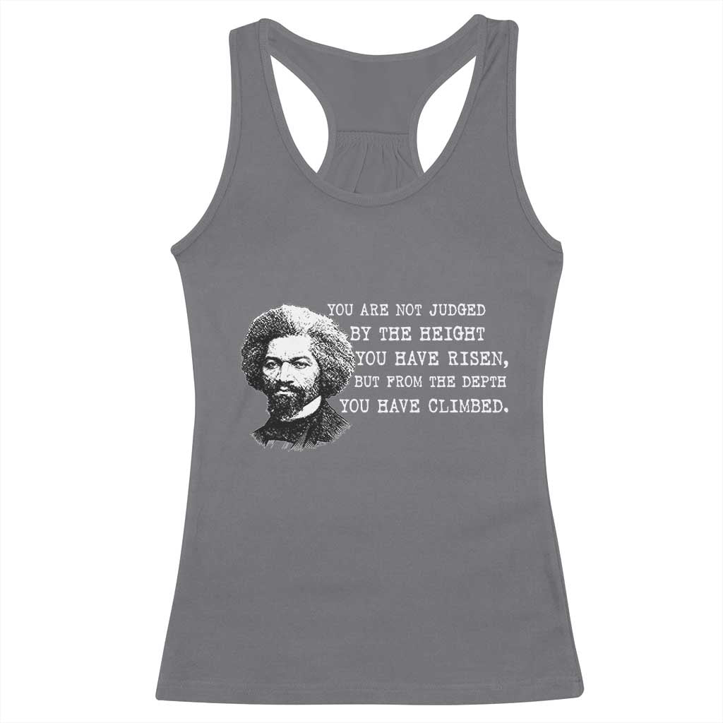 Frederick Douglass Quote Racerback Tank Top Black History Month TS14 Charcoal Print Your Wear