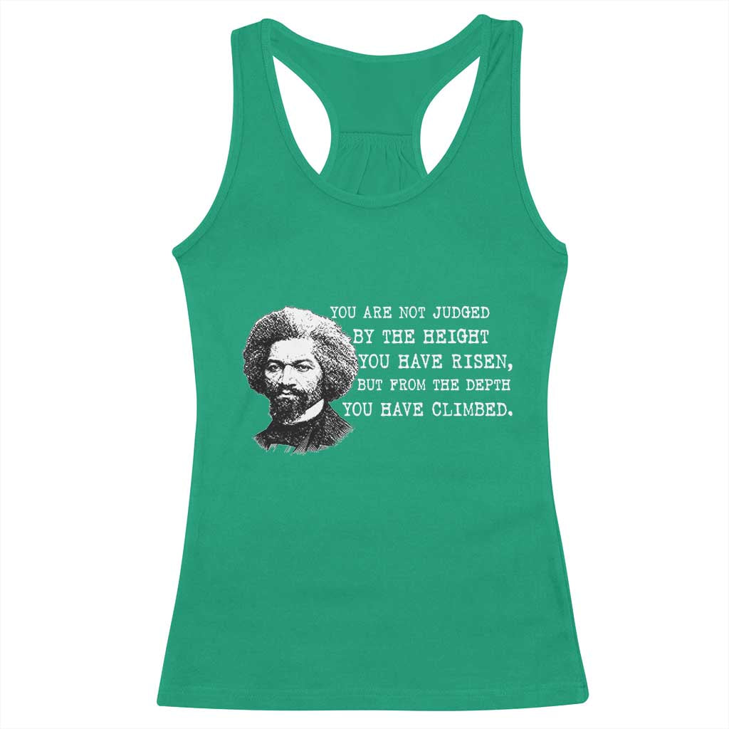 Frederick Douglass Quote Racerback Tank Top Black History Month TS14 Irish Green Print Your Wear