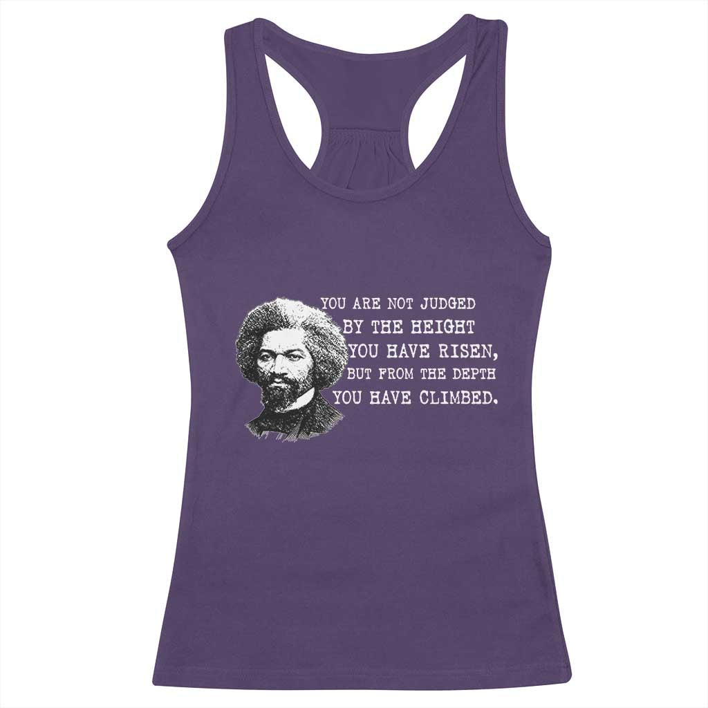 Frederick Douglass Quote Racerback Tank Top Black History Month TS14 Purple Print Your Wear