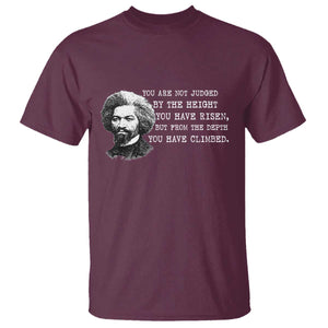 Frederick Douglass Quote T Shirt Black History Month TS14 Maroon Print Your Wear