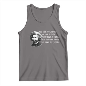 Frederick Douglass Quote Tank Top Black History Month TS14 Deep Heather Print Your Wear