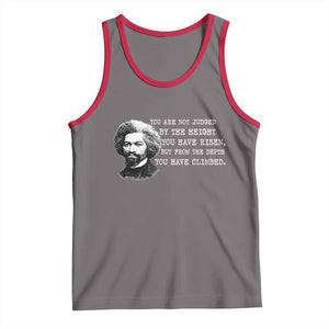 Frederick Douglass Quote Tank Top Black History Month TS14 Deep Heather Red Print Your Wear