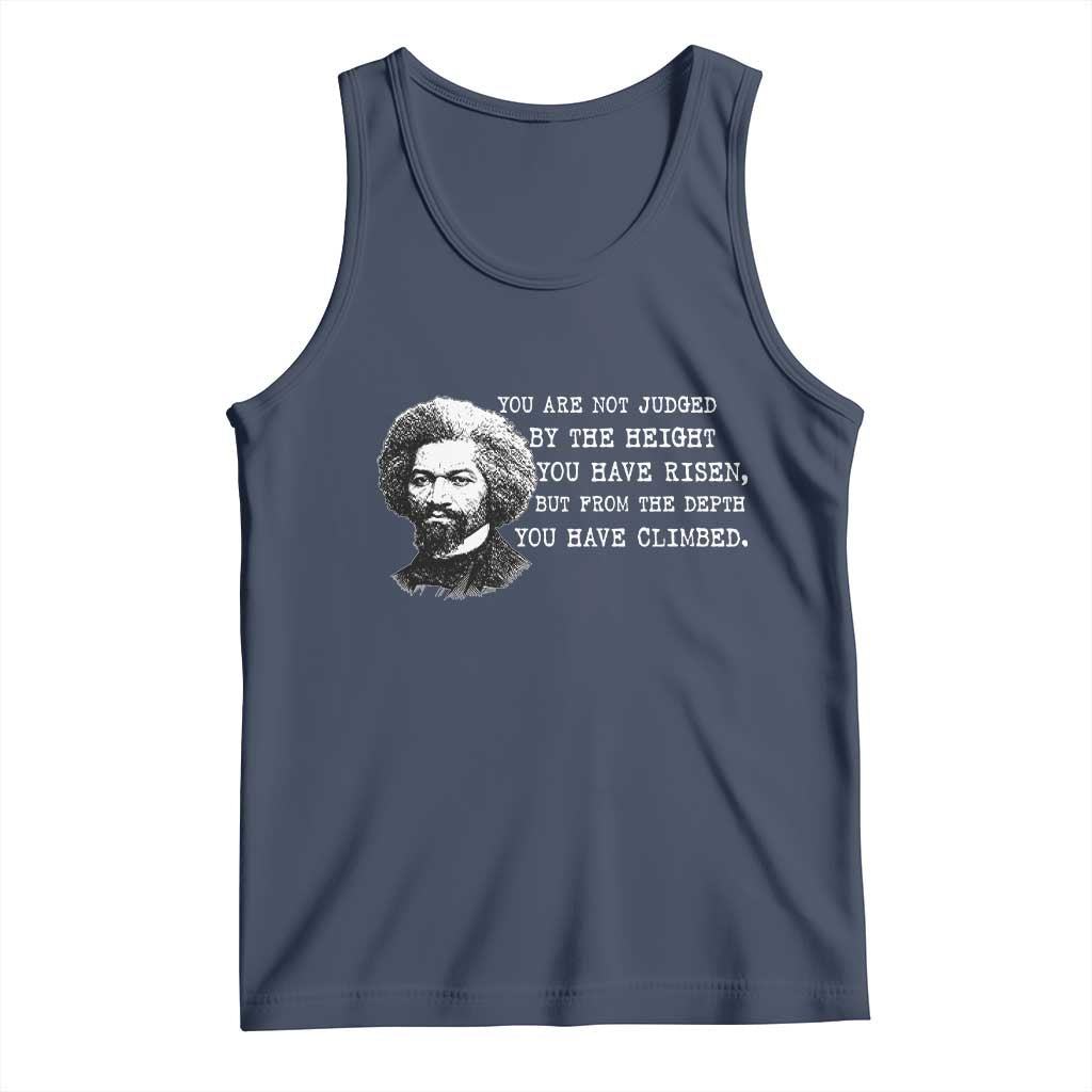 Frederick Douglass Quote Tank Top Black History Month TS14 Navy Print Your Wear