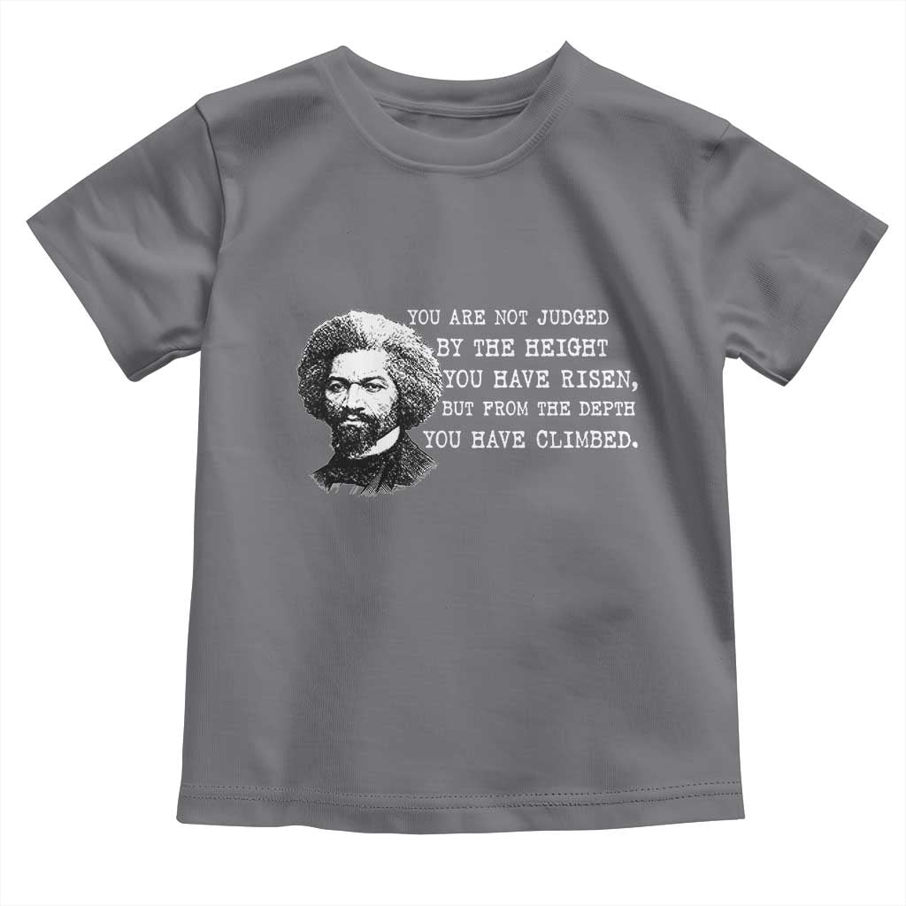 Frederick Douglass Quote Toddler T Shirt Black History Month TS14 Charcoal Print Your Wear