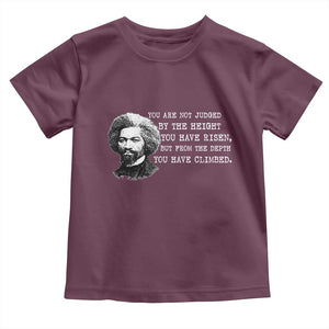 Frederick Douglass Quote Toddler T Shirt Black History Month TS14 Maroon Print Your Wear