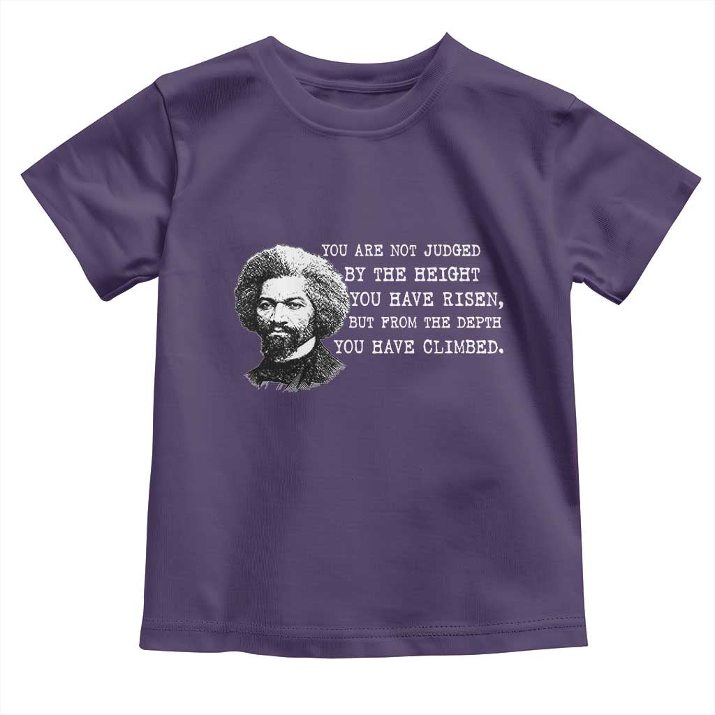Frederick Douglass Quote Toddler T Shirt Black History Month TS14 Purple Print Your Wear